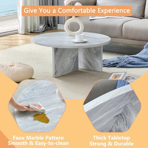 Luxury Marble Coffee Table Modern