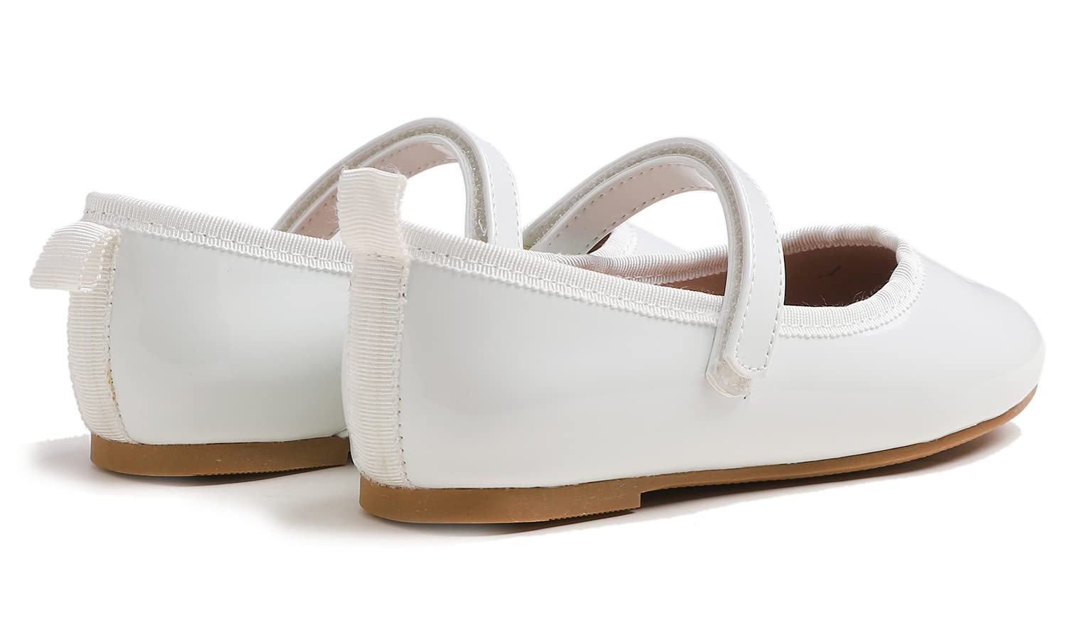 Feversole Patent Bailarinas Niña de Vestir - Zapatos Cómodos para Ceremonias - Ballet Flats