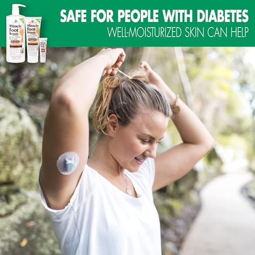 Miracle Foot Repair Cream (8 oz & 1 oz) Repairs Dry Cracked Heels and Feet, 60% Pure UltraAloe Moisturizes, Softens, and Repairs - Image 4