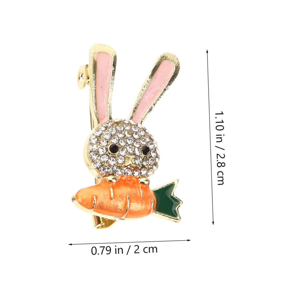 SOIMISS 20pezzi Spille Forma Di Coniglio Per Donne Spille Decorativa Per Cappello e Giacca Idea Creativa Per Occasioni Speciali