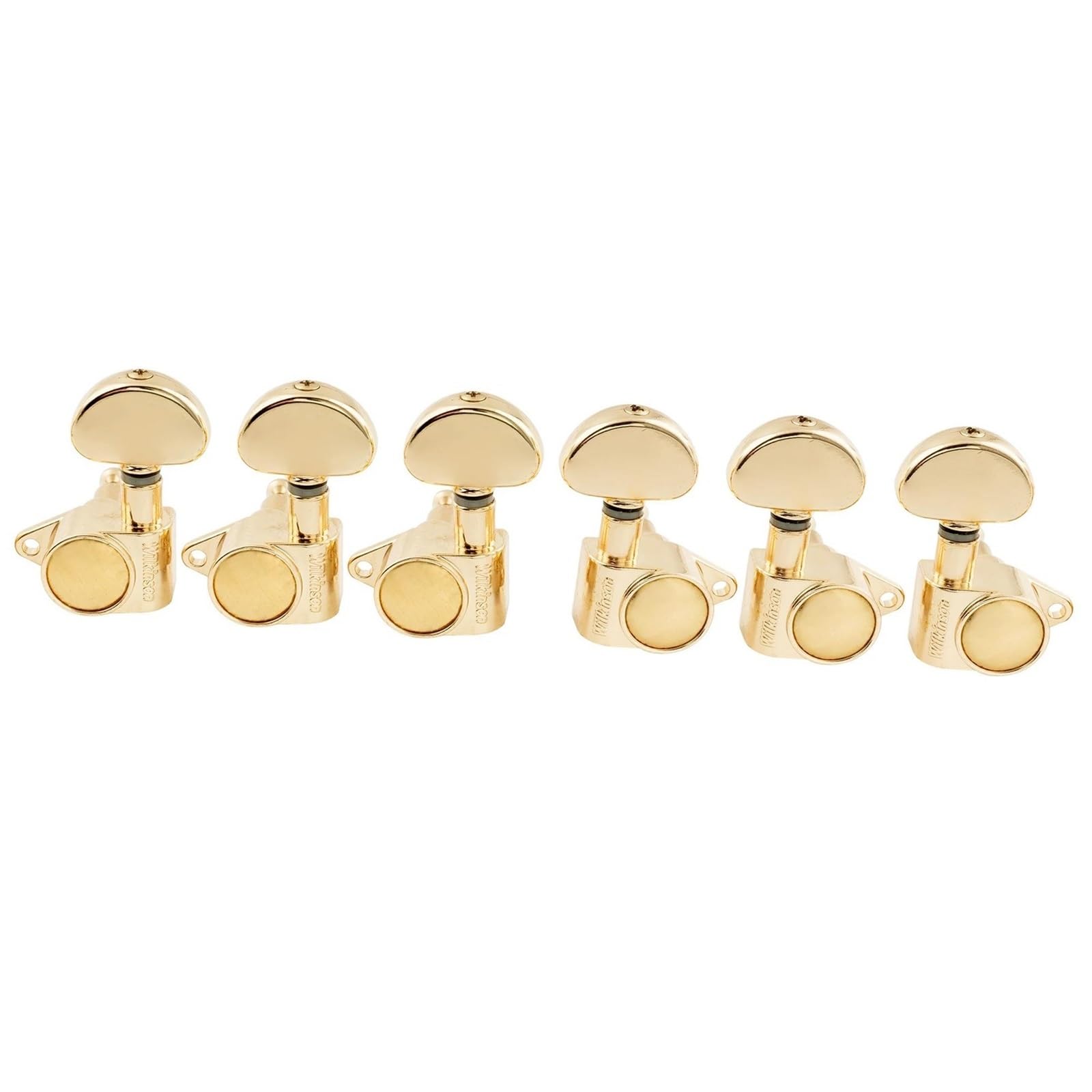 Clés D'accordage De Guitare Mécaniques 3R3L 19:1 Entièrement Scellées(Gold)