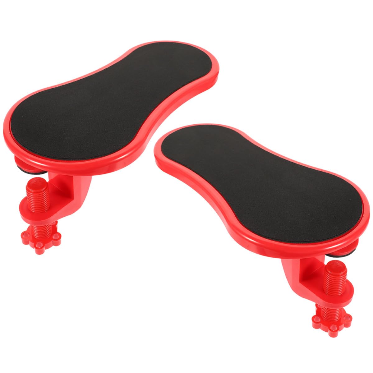 Sosoport Tappetino Mouse Ergonomico 2 Pezzi Poggiabraccio in Gomma e Cotone per Ufficio e Casa, Facile da Installare e Portatile per Scrivania Gaming e Lavoro