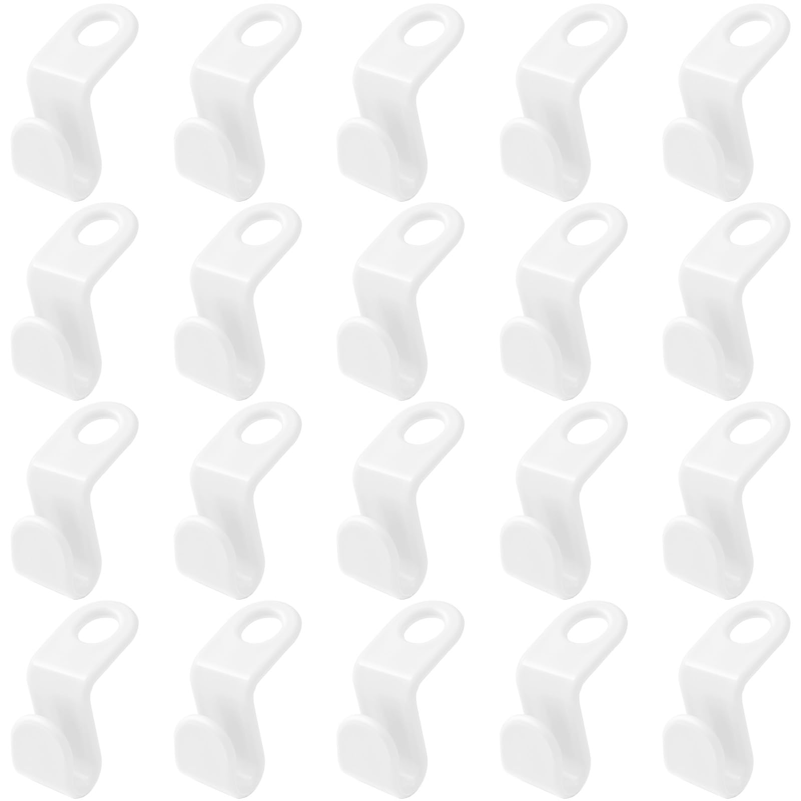 20Pcs Hanger Hooks Hanger Connector Hooks Clothes Hangers Space Savers Space
