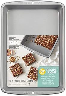 Wilton 2105-961 Recipe Right Rectangle Deep Cake Tin, 33cm x 22.9cm (13in x 9in)