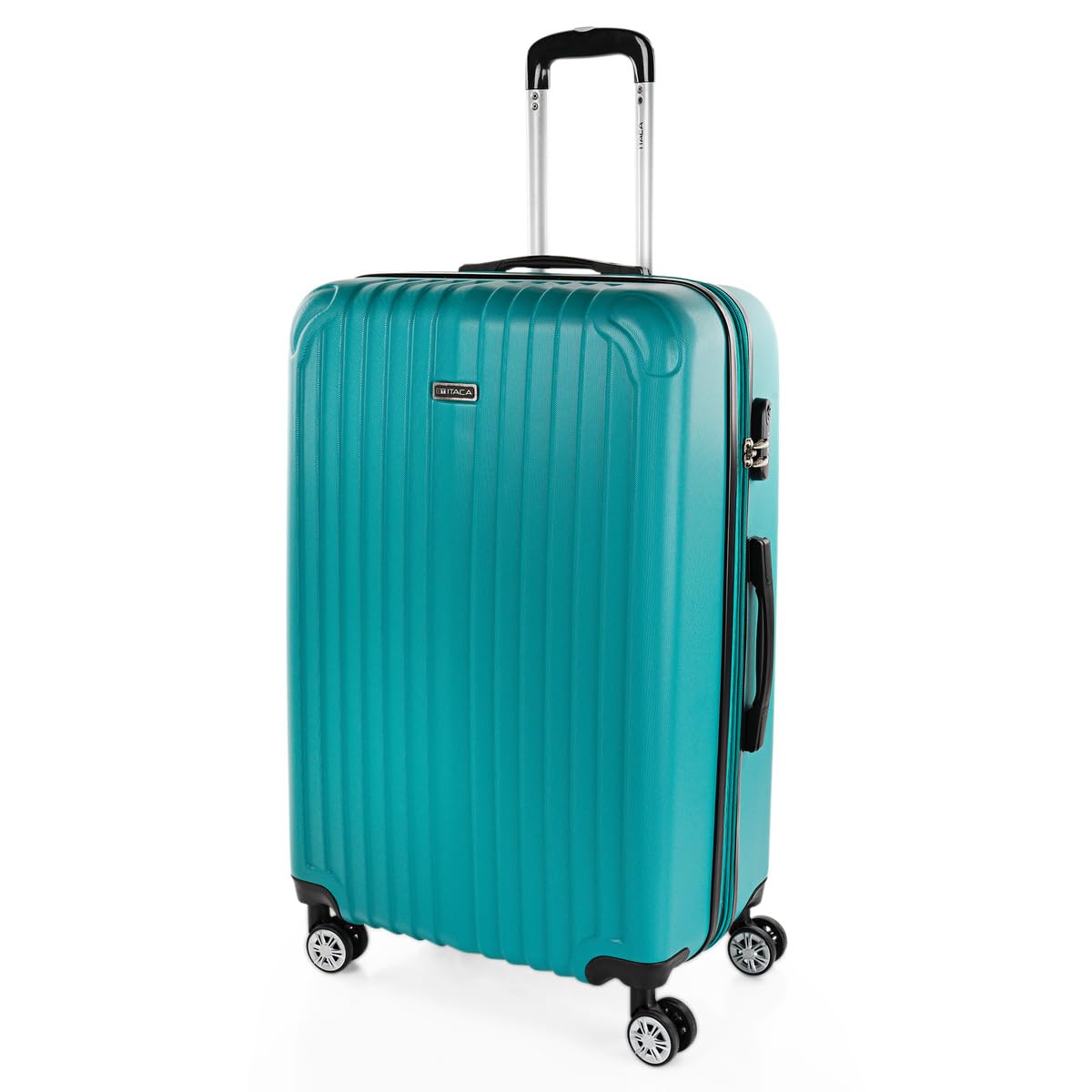 ITACA - Maletas Grandes De Viaje Rígidas Ligeras con 4 Doble Rueda 360° Maleta Grande 23 Kilos Alta Resistencia Extensible Maleta XL Duradera, Mandarina — view 25