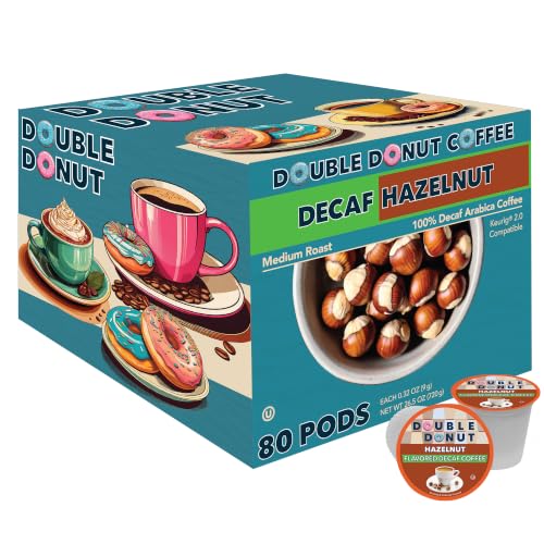 Double Donut Coffee Flavored Decaf Hazelnut Pods