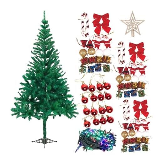 Kit Completo Arvore de Natal Enfeite Decorada 90 Cm 70 Galhos