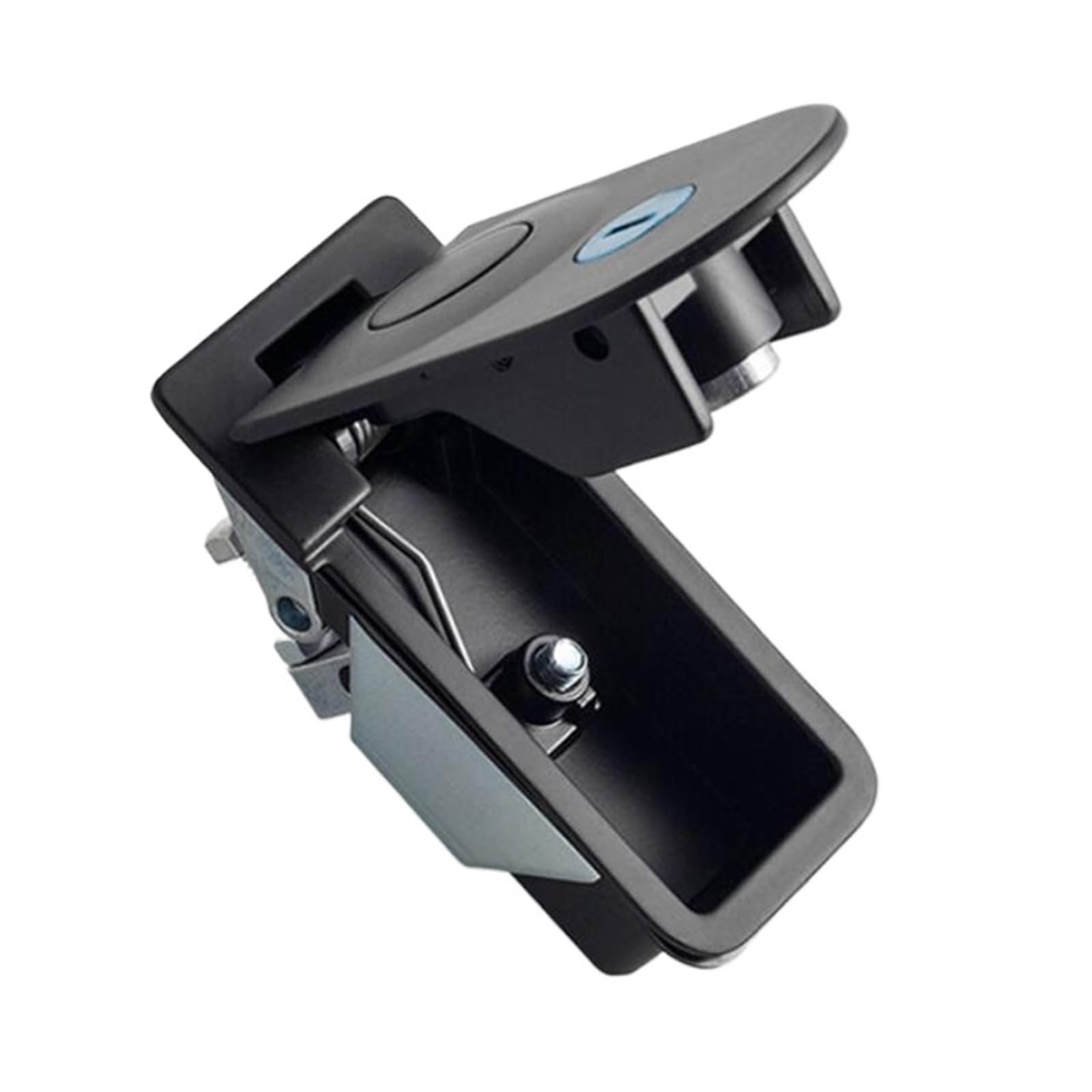 WPOIYHGBY XK153S with Key Sealed Lever Latch Swing Handle Cam Locking Industrial Cabinet Plane Door Lock Compression 1Pcs(XK153-21BS-key)
