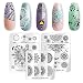 BORN PRETTY 5Pcs Nail Art Stamping Plates Set Spring Mandala Series Flower Floral manicuring Print Image Templates