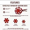 Evelots Pot and Pan Scratch Protectors for Stacking -12 Pack- Ceramic, Glass Cookware Divider, Nonstick Pad -Soft Anti-Slip Felt Separator - No Scratching or Marring When Stacking - 3 Convenient Sizes #2