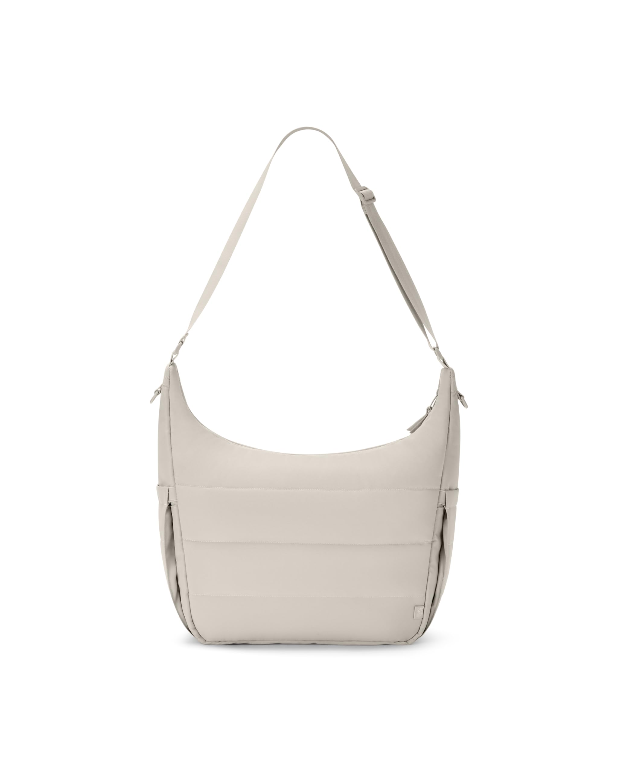 LARKSON Puffer Tasche Damen - Linnea - Puffy Schultertasche mit Laptopfach & verstellbarem Gurt - Geeignet für Befestigung am Kinderwagen - Wasserabweisend