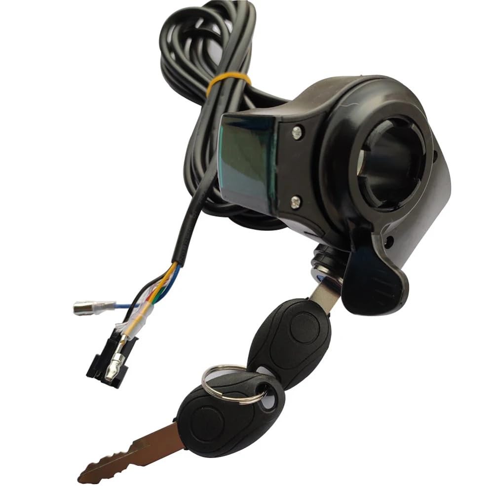 Caffen Black Ebike Throttle E-Bike Thumb Throttle Display Speed Regulator For Electric Bike Scooter Tricycle