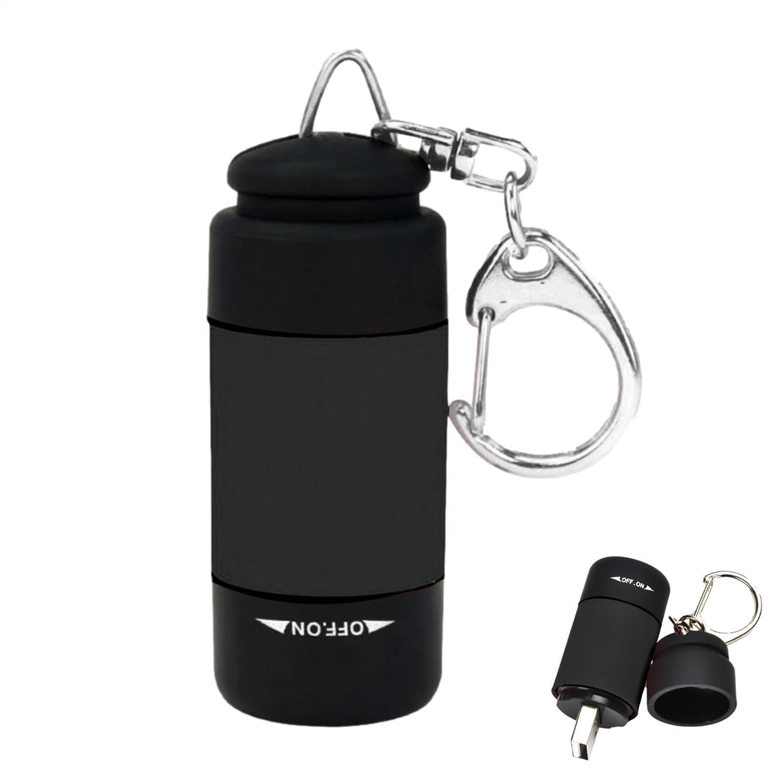 Linterna de bolsillo | Linternas recargables de bolsillo | Llavero de mano | impermeable para camping, al aire libre, linternas diarias.