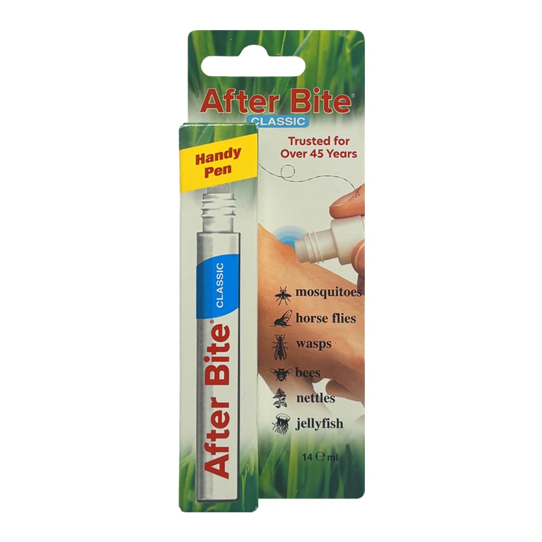 After Bite Soothe Insect Bite Relief Pen, Anti Itch Bug Bite Treatment, for Mosquito Bites, Wasp, Bee, Horsefly, Jellyfish Stings and Nettle Rash, Fast Acting Sting Relief, 14ml