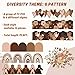 JarThenaAMCS 70.8Ft Black History Month Bulletin Board Borders Diversity Equality Growth Mindset Self-Adhesive Trims 6 Designs Educational Border Sticker Decals for Classroom Party Wall Decor,72Pcs