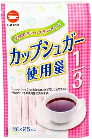 Amazon カップシュガー使用量1 3 2g 25本 カップ印 砂糖 甘味料 通販