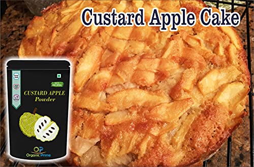 Image of Organic Prime Custard Apple Frit Powder | Sitaphal Powder | Dry, No Added Sugars and Preservatives - 200 GM by Organic Prime