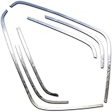 Top 10 Best Fender Flares Hummer H3 Reviews & Comparison 12 Brighter Design 6pc. Chrome Fender Trim SS w/Adhesve fit for Hummer H3 2006-2009