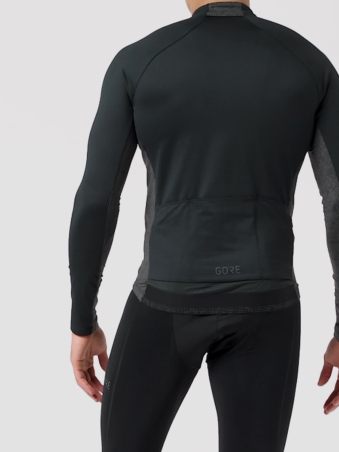 Amazon.com : GORE WEAR Men's Thermo Cycling Jersey, C5, S, Black