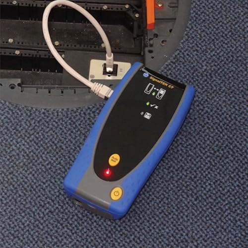 Image of TREND Networks | R156006 | SignalTEK CT with Touchscreen | Network Transmission & Ethernet Tester Kit | Troubleshoot Data Cabling & Network Issues | Built-in PDF Reporting
