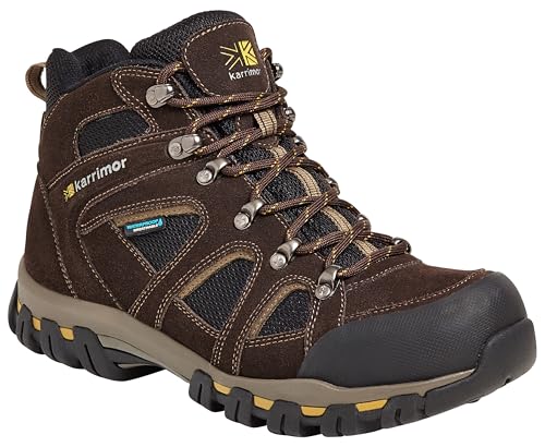 Karrimor K748 Stivali da Trekking, Uomo, Marrone (Dark Brown), 44