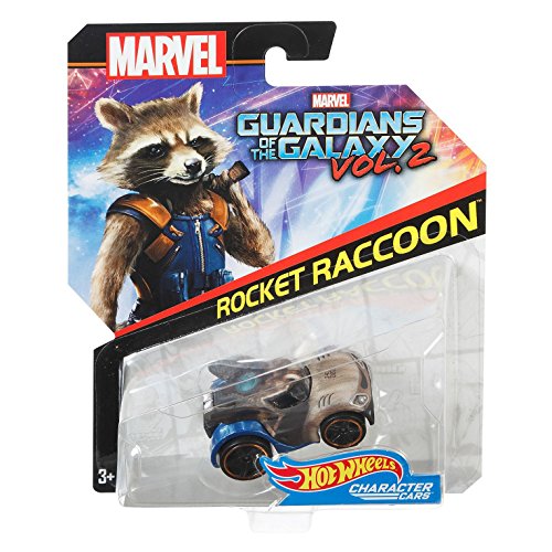 Hot Wheel 1:64 Marvel Character Car Guardians of the Galaxy Rocket Raccoon DXV08