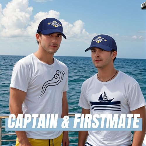 Image of Captain Hat for Men Women,Cool Boat Gifts for Boat Owners,Boating Gifts Accessories for Dad