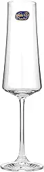 Taça Champanhe 26x7x7cm 210ml Cristal Transp 6p Bohemia Xtra