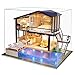 Produktbild Duokon DIY Miniatur Puppenhaus Kit Green House mit Möbeln und dekorativen LED kleine Ornament für Kinder (ohne Batterien)
