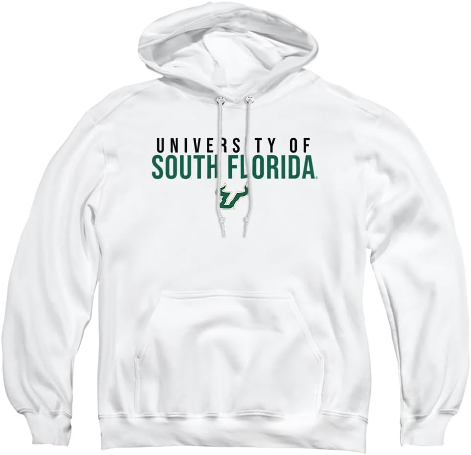 LOGOVISION University of South Florida Official Stacked Unisex Adult Pull-Over Hoodie