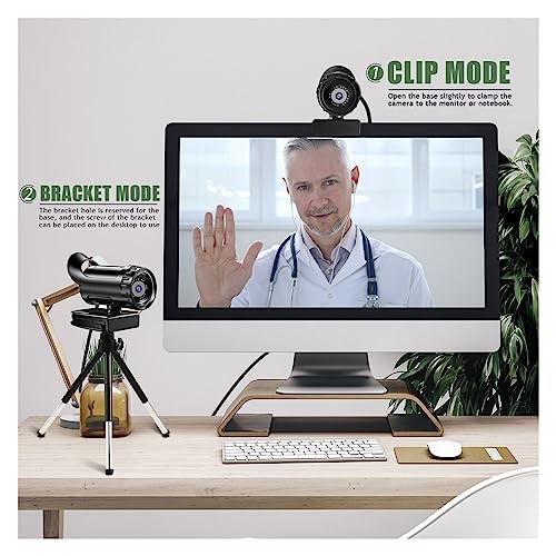 Webcam 4K résout les vidéos floues sur ordinateur avec son micro USB