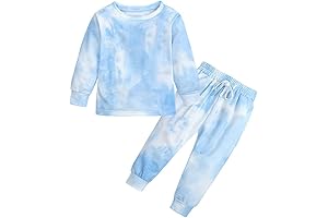 Sweat Suits for Kids Girls Tie Dye Cotton Long Sleeve Outfits Set...