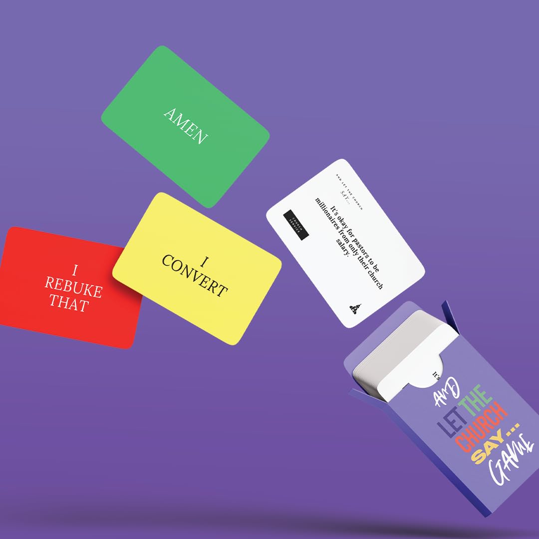 Christian Card Game for Families Church Groups Young Adult Ministries & Game Night - Faith-Based Conversation Starter with 47 Topic Cards 18 Response Cards product thumbnail 4