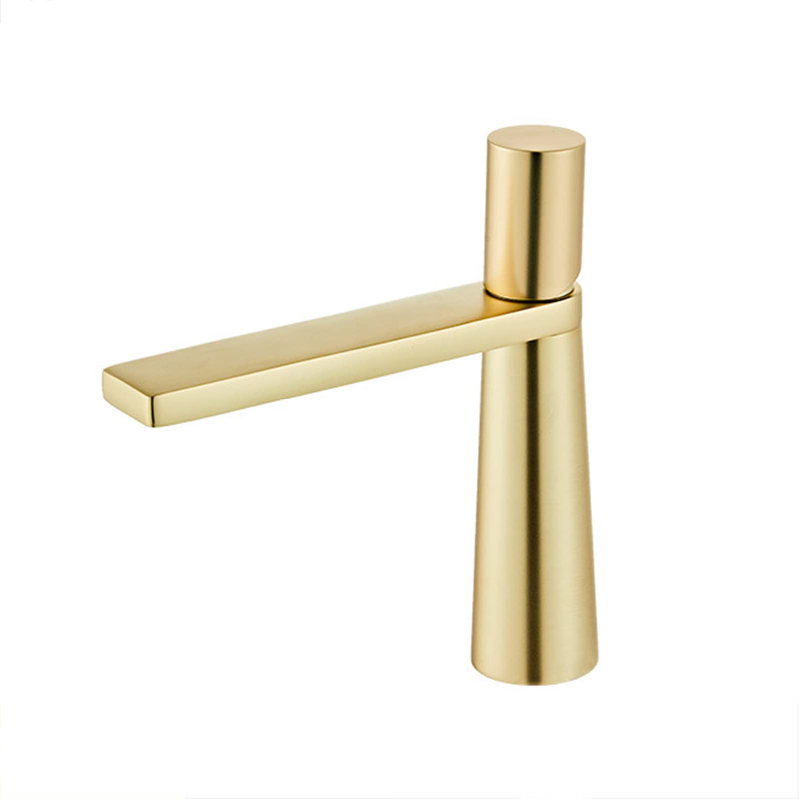 Robinet de salle de bain blanc et or pour sublimer votre rituel matinal