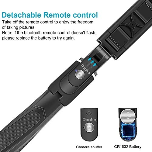 Abafia Palo Selfie Trípode, 3 en 1 Selfie Stick