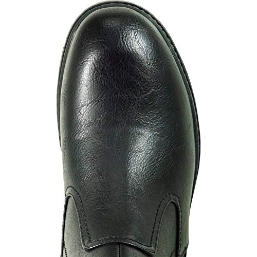 bravo! Men Waterproof Winter Boot MARK Fur Boot Double Zipper or Double Gore or Hook-and-Loop Black Brown Men Size 7 to 133