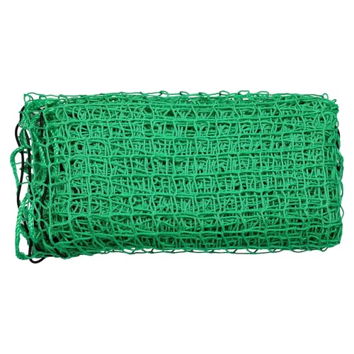 Wiltec Ladungssicherungsnetz 3x6 m Grün Masche 4,5x4,5 cm Stärke 3 mm Polypropylen Transportnetz für Anhänger mit Randkordel Polypropylen Witterungsbeständig Ladung Sicherheit