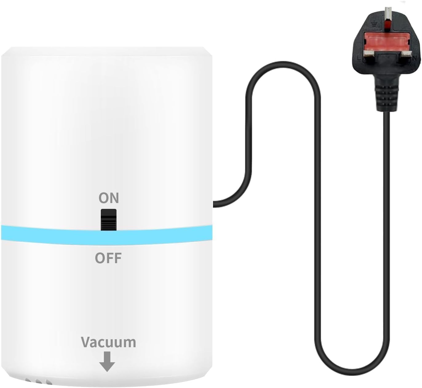 Portable Electric Air Pump for Vacuum Bag, 45W 220V Powerful Vacuum Pump for Clothing, Cushions, Blankets, Curtains