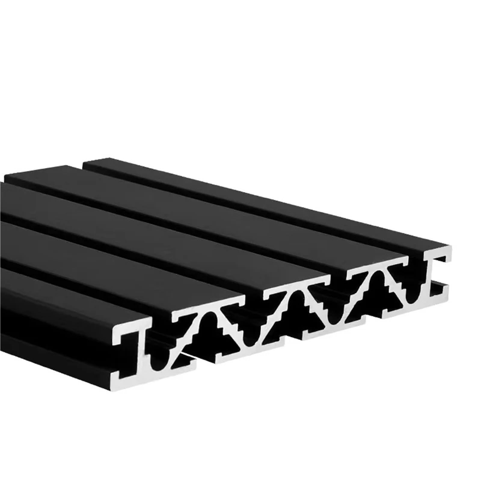 Tpdrkowjx Black Aluminum Extrusion，15120 Profile 15X120mm Extrusion Plane Anodized Square Sliding Linear Rail Material Frame For Engraving Machine Extruded Rail(,550Mm Long)(,550Mm Long)