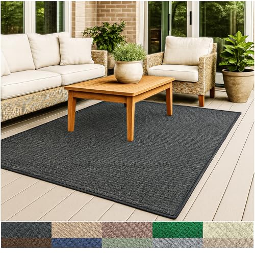 KOECKRITZ Waffle Pattern Outdoor Rug