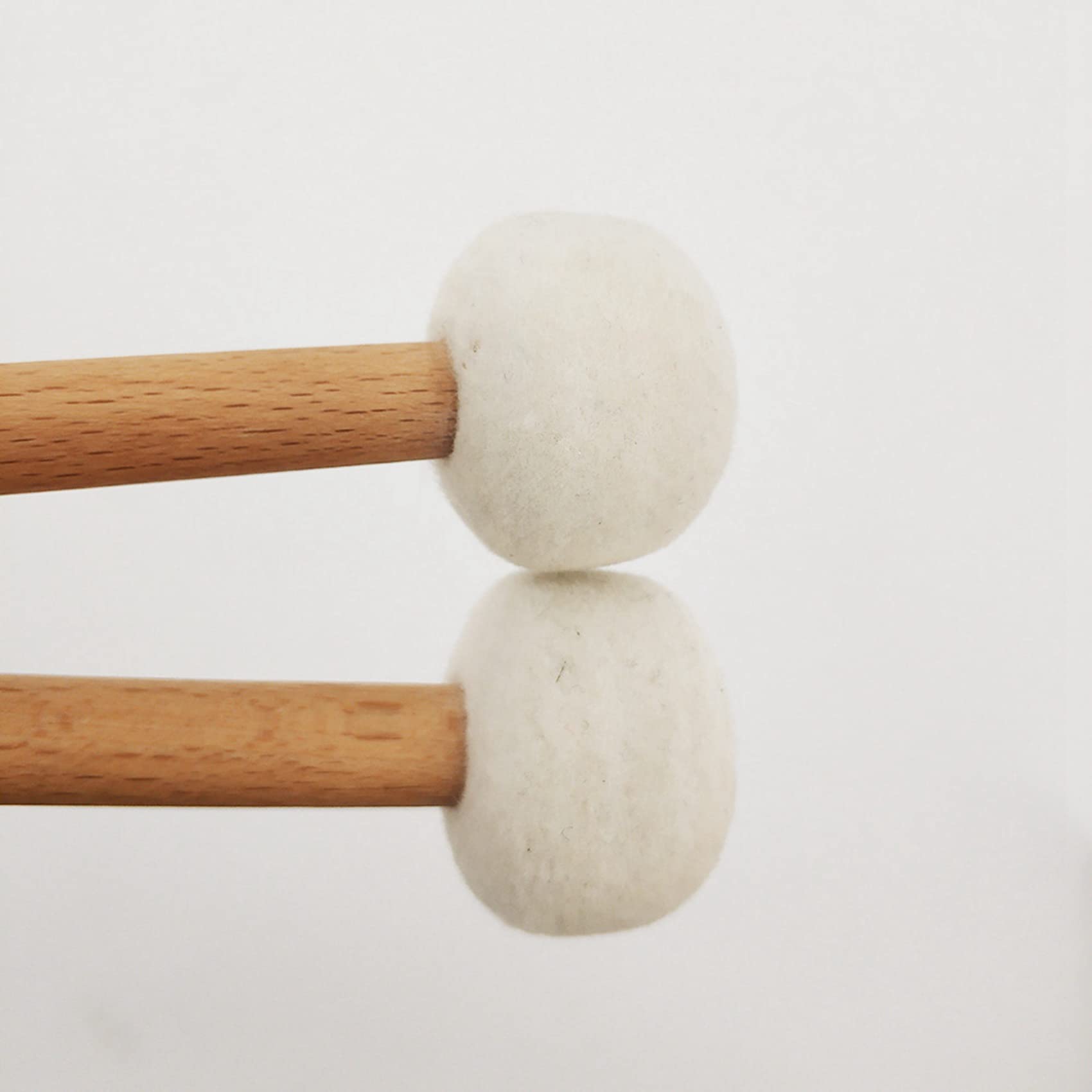 Paire De Baguettes En Feutre Dur Percussion Plus - Pour Xylophone, Métallophone - Tige Plastique 22cm