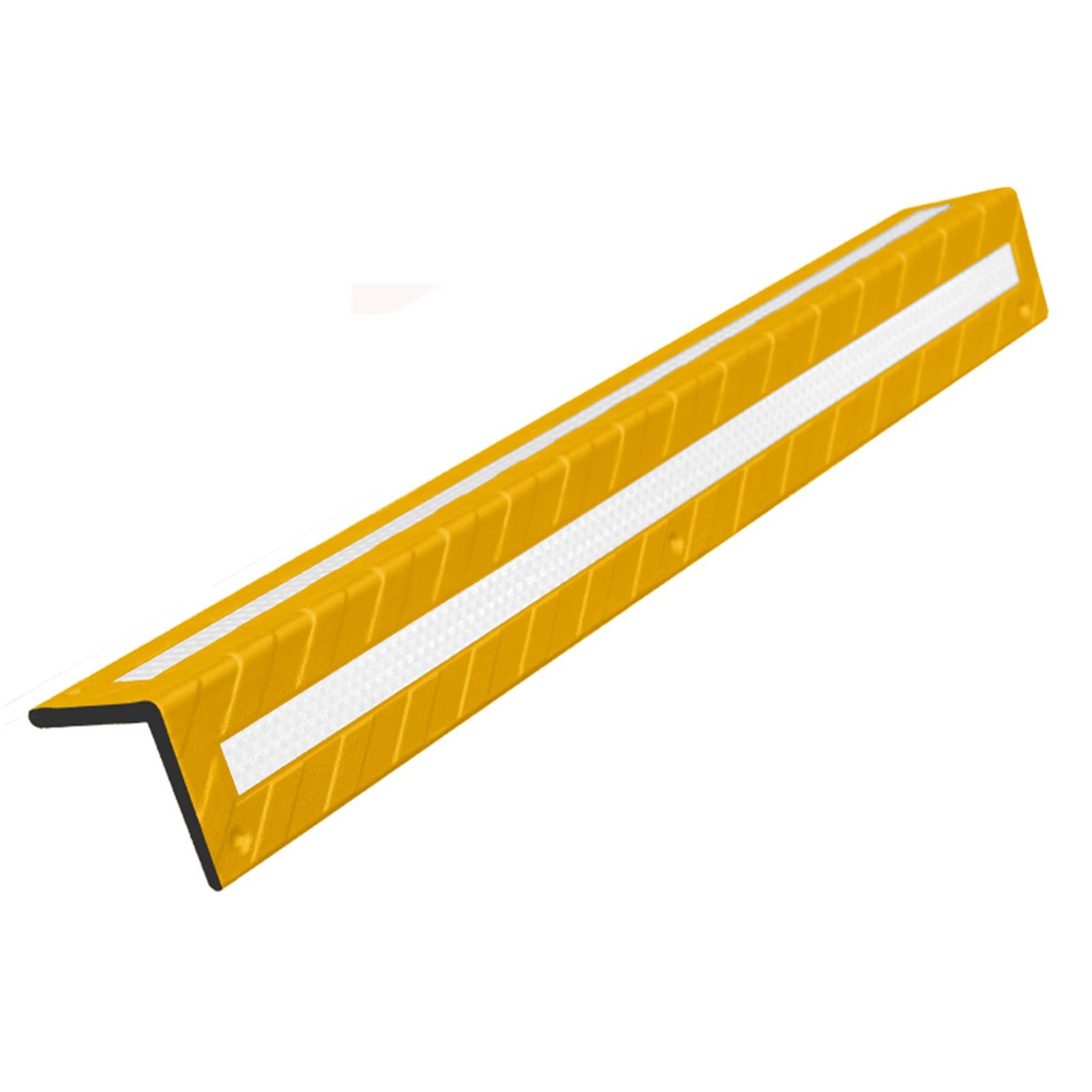 XPLKQXE Protectores Goma para Esquinas Aparcamientos, Banda Reflectante En Forma L, Protectores para Esquinas La Columna del Garaje (Color : Yellow-0.9cm, Tamaño : 1pcs)
