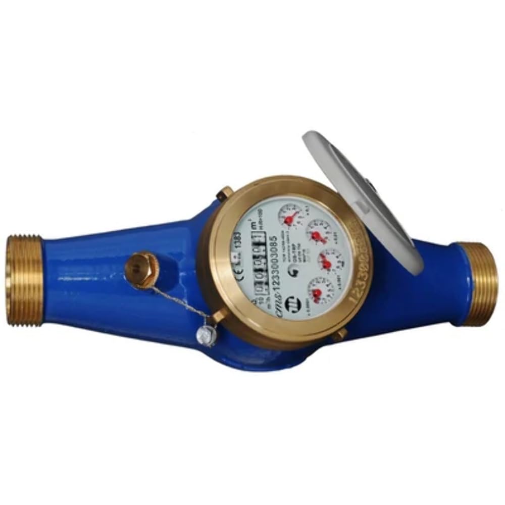CMS Licznik wody wielokrotnego strumienia z chronionymi rolkami 1" 1/4, wielokolorowy