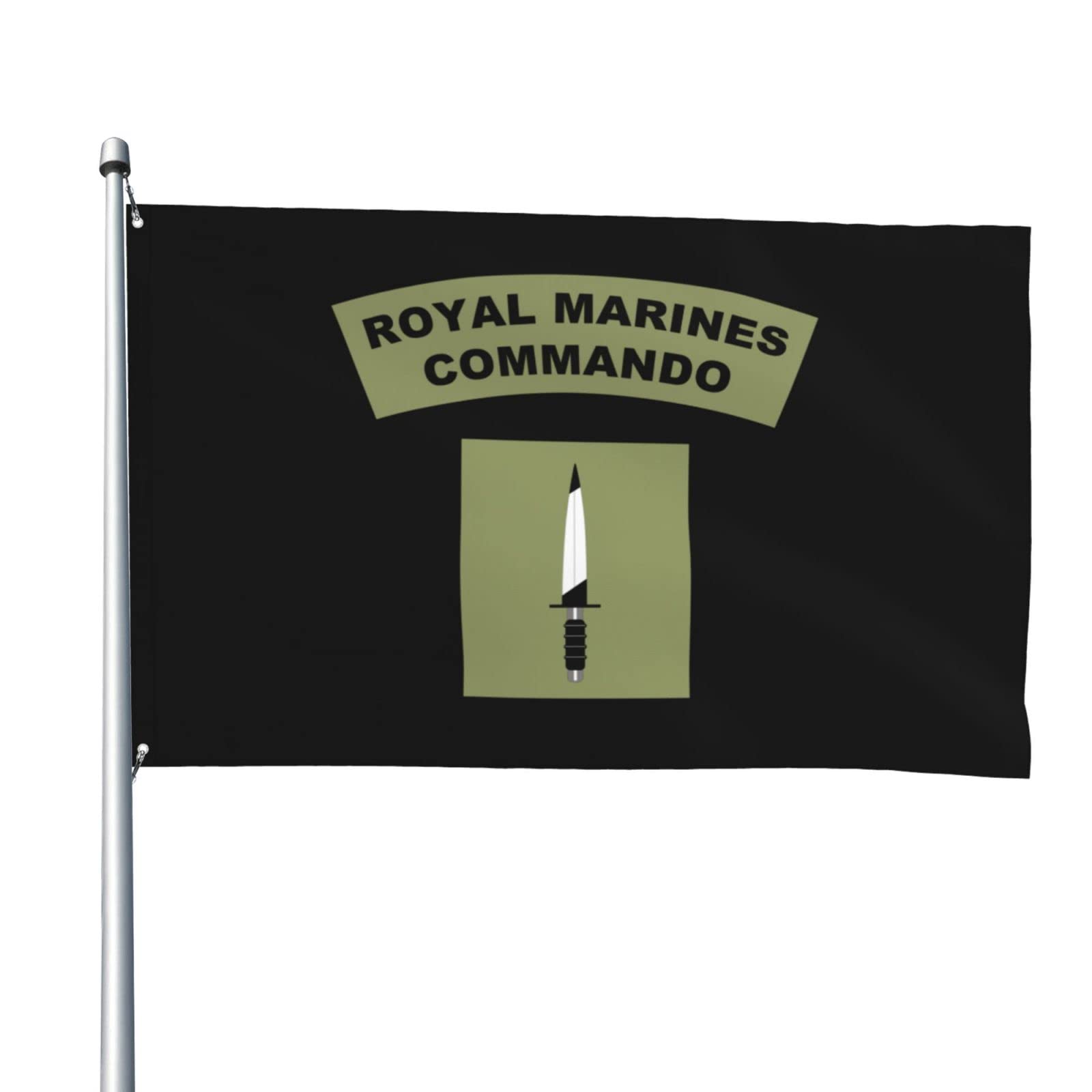 House Flag Royal Marines Commando Yard Flag Premium Yard Banner Uv Fade Resistant Banner Flags For Party Parade Patio 152X90Cm