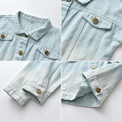 Image of Cromoncent Toddler Denim Jacket for Boys Girls