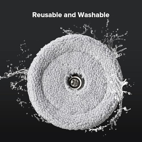 Image of roborock 2 Pack Side Mop Cloths for Roborock Saros 10 Robot Vacuum Cleaner, Mop Pad Replacement Accessories