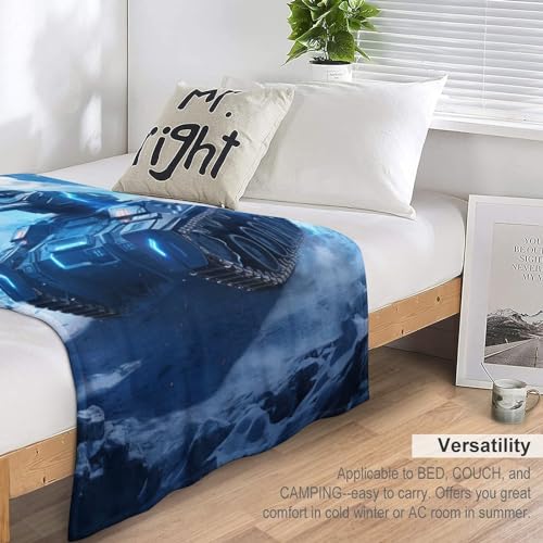 Couverture de lit flannel chaud léger 150x200cm pour décoration - 7