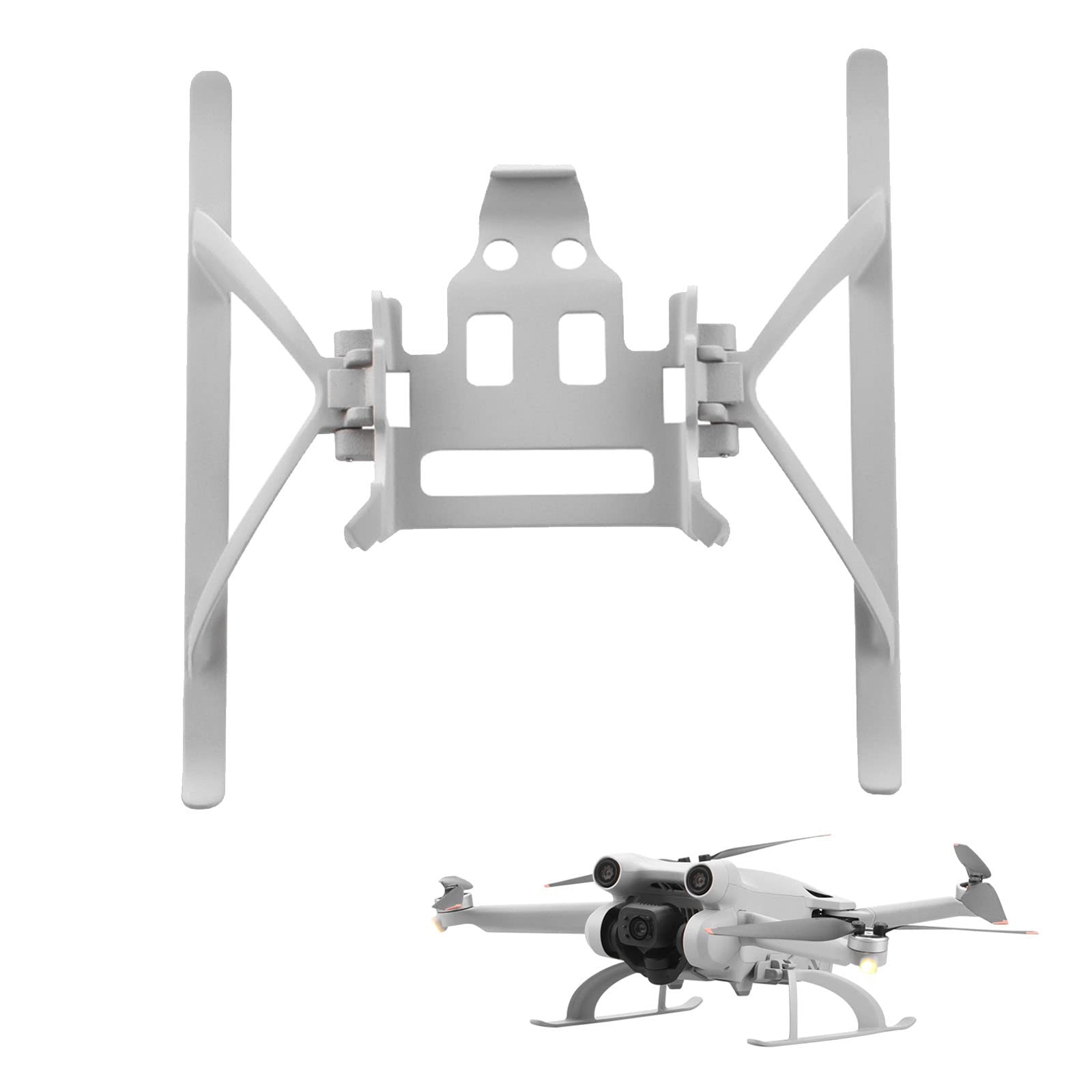 Ainiv Landing Gear for DJI Mini 3 Pro, Quick Release Height Extension, Foldable, Grey