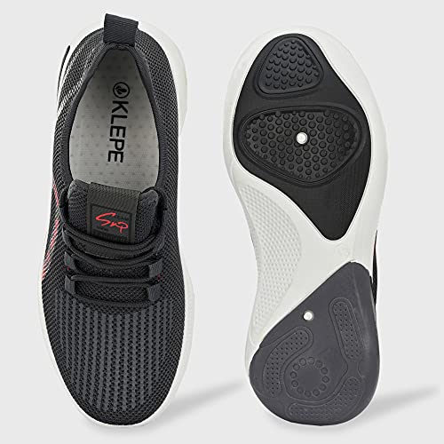 Image of Klepe Black Red Running Shoes