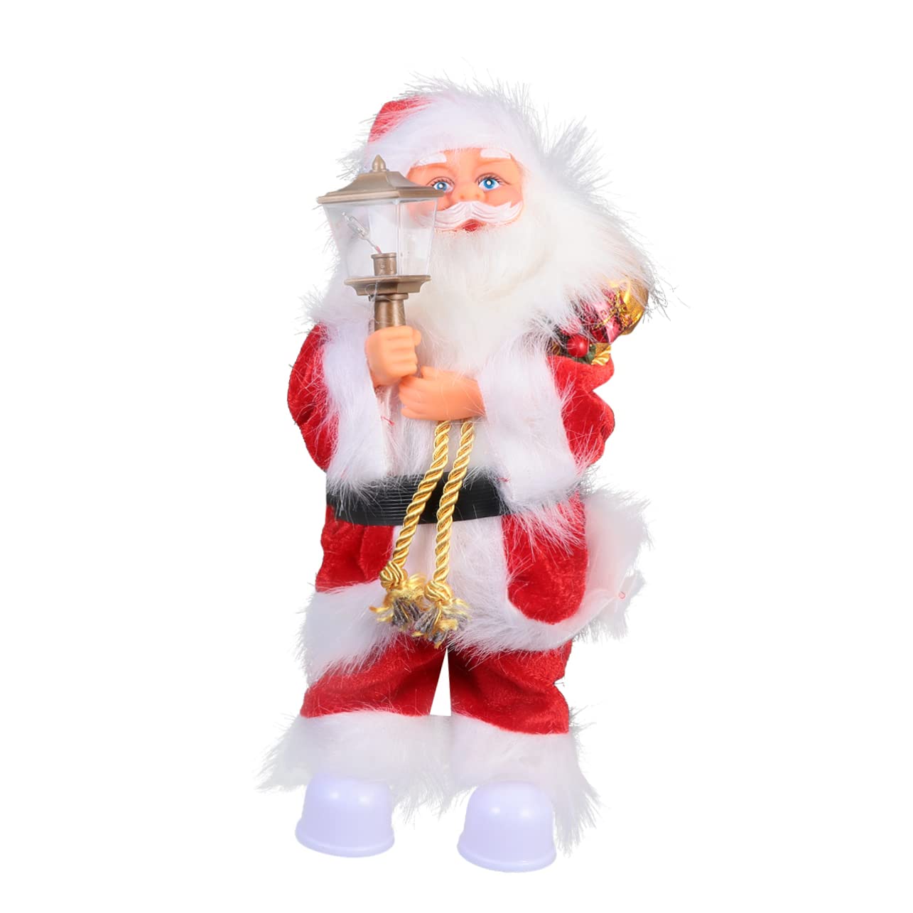 ABOOFAN Muñeca Musical Papá Noel Eléctrico de Adorno Navideño Creativo Juguete Musical para Decoración de Fiesta